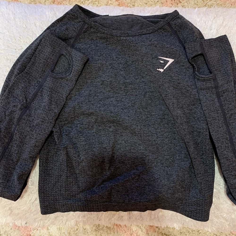 Gymshark gray, long sleeve
